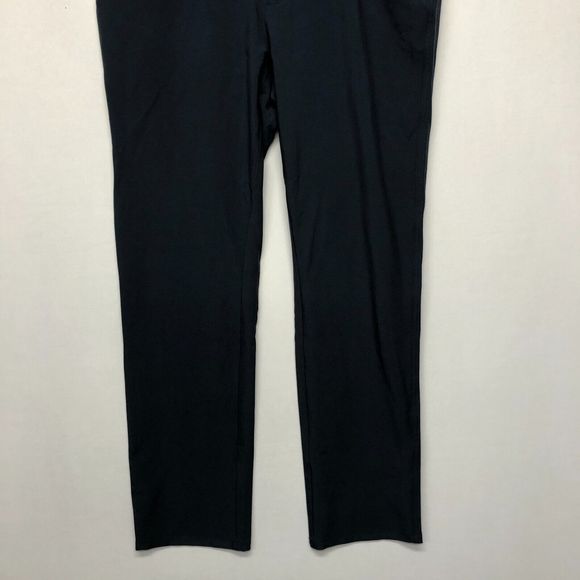 Greg Norman Men Flat Front Chino Golf Pants Size 36x32 Blue Polyester M128 -19 - Picture 12 of 15